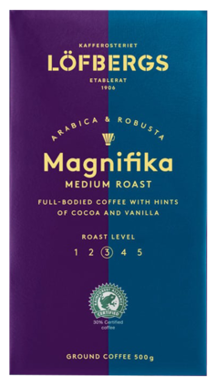 Кофе молотый Magnifika 500 гр