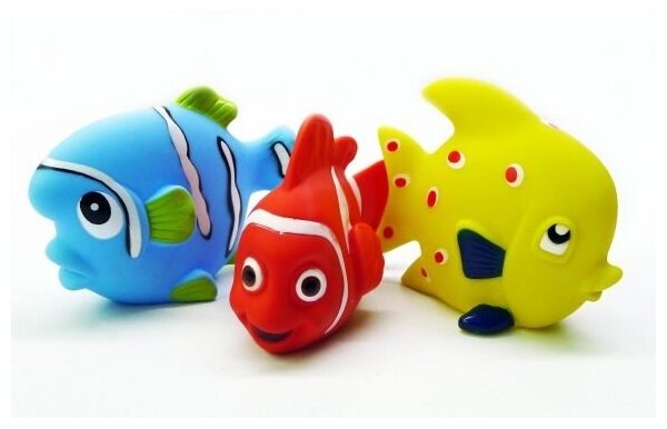 Набор игрушек для ванны Жирафики Морские рыбки 3 шт - фото №10