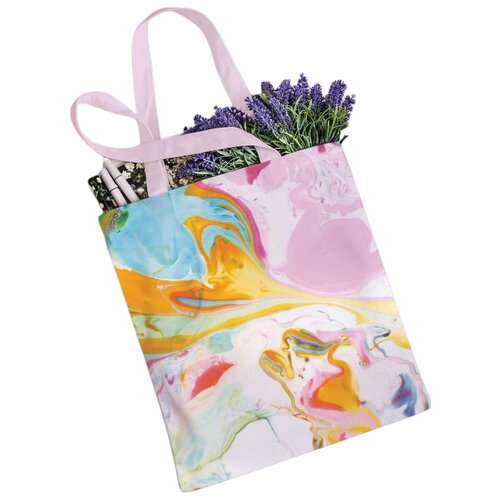 фото Сумка joyarty, текстиль, розовый