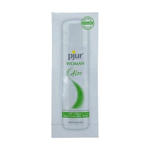 Лубрикант на водной основе pjur WOMAN Aloe - 2 мл. (Pjur, Германия) pjur гель woman vegan на водной основе 30 мл