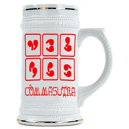 фото Пивная кружка commasutra , коммасутра drabs