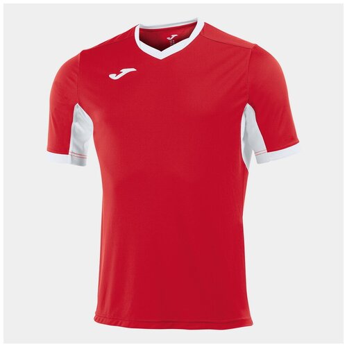 Футбольная футболка joma, силуэт полуприлегающий, влагоотводящий материал, размер XS, красный, белый