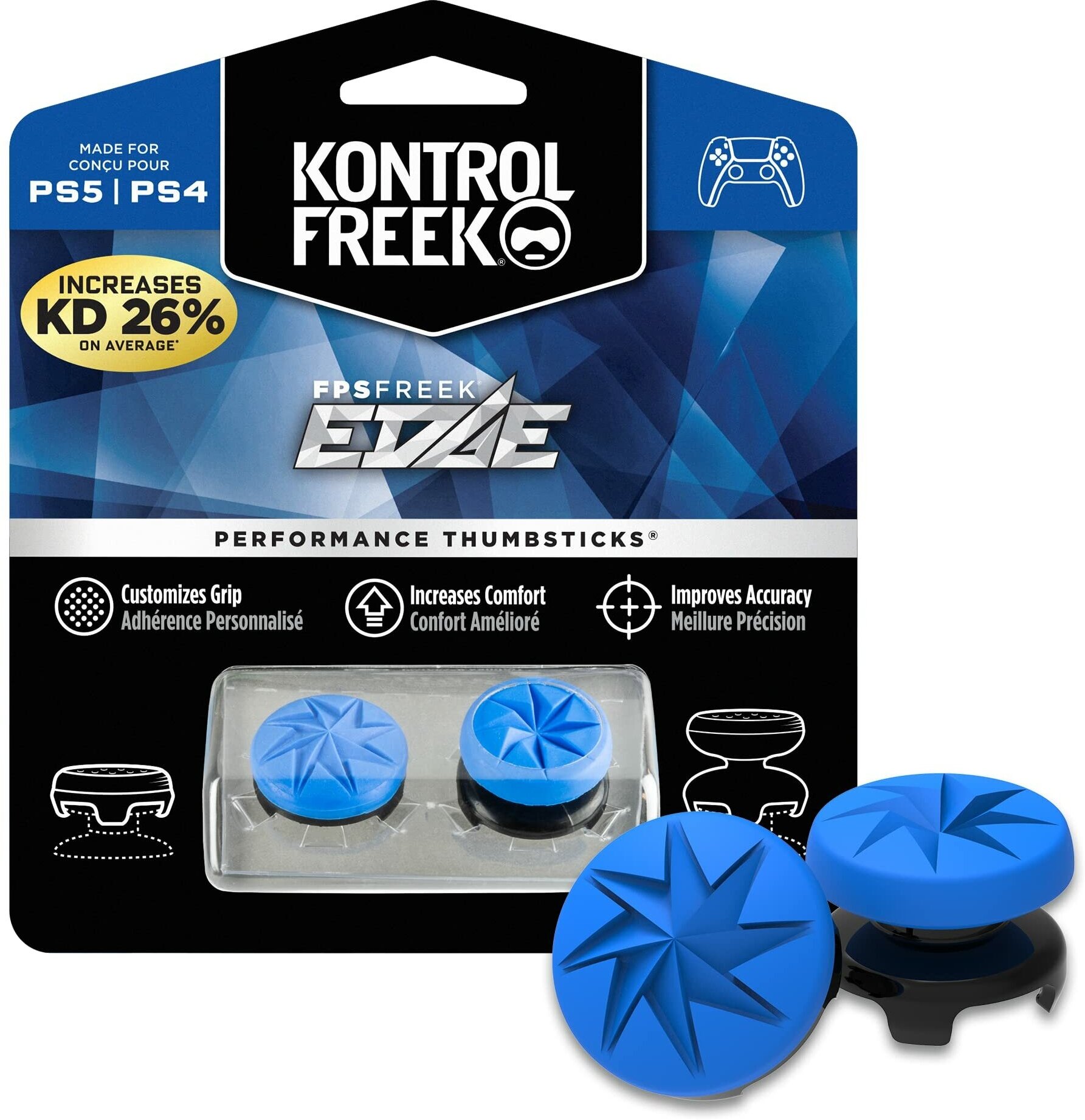 Насадки на стики FPS KontrolFreek Edge для геймпада Sony PS4, PS5, Xbox 360 накладки №12