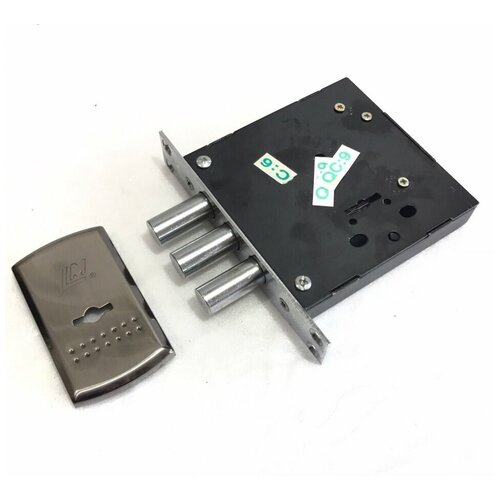 Замок врезной сувальдный MasterLock 2514С-3 ригельный замок сувальдный securemme 2029 3 х ригельный 5кл тех комплект