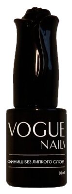 Vogue Nails Верхнее покрытие Финиш гель без липкого слоя, прозрачный, 10 мл