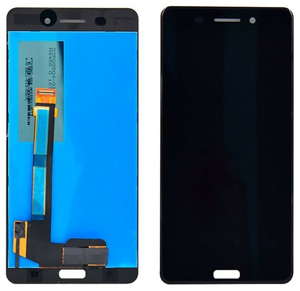 Модуль (матрица + тачскрин) для телефона Nokia 6 черный