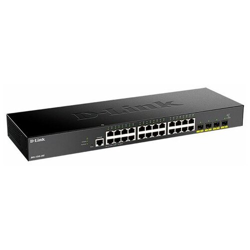 Коммутатор D-Link DGS-1250-28XA1A 28 портов 24x 1Gbs PoE 4x 10Gbs SFP DGS-1250-28XA1A 2141000₽