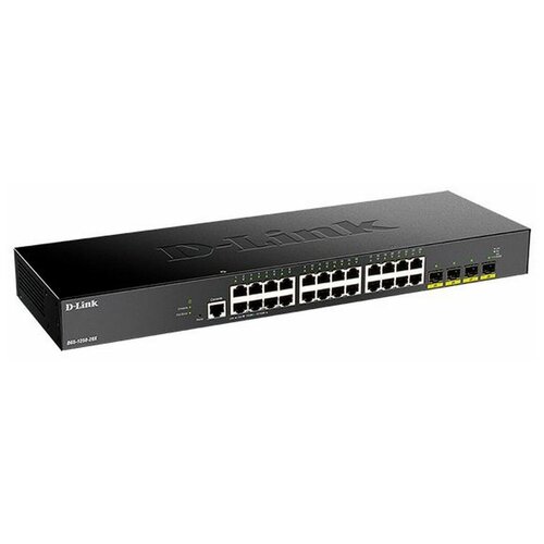 Коммутатор D-Link DGS-1250-28X/A1A 28 портов (24x 1Gbs PoE, 4x 10Gbs SFP+) (DGS-1250-28X/A1A)