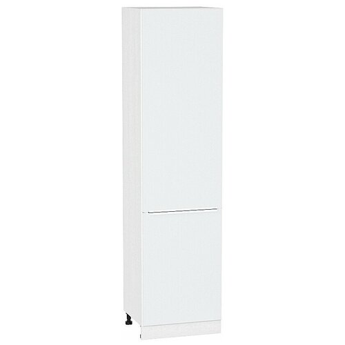 Кухонный модуль шкаф-пенал 60х57.4х233.6 см, Фьюжн Белый матовый