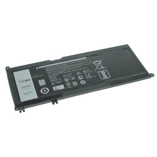 Аккумуляторная батарея для ноутбука Dell 17-7778 15.2V 3500mAh 33YDH аккумулятор dell 33ydh для ноутбуков acer