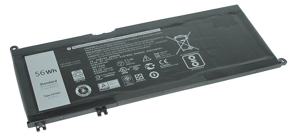 Аккумуляторная батарея для ноутбука Dell 17-7778 15.2V 3500mAh 33YDH