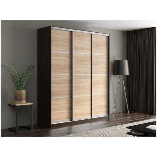 Шкаф-купе Матэрна венге / санома / глухой, 200х58х240 см