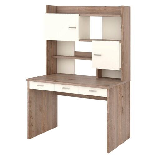 фото Компьютерный стол мэрдэс домино нельсон сп-33, шхг: 120х68 см, цвет: нельсон/белый жемчуг