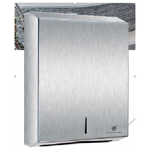 Диспенсер/держатель для бумажных одноразовых полотенец настенный VIATTO OK-518A / Контейнер для полотенец бумажных