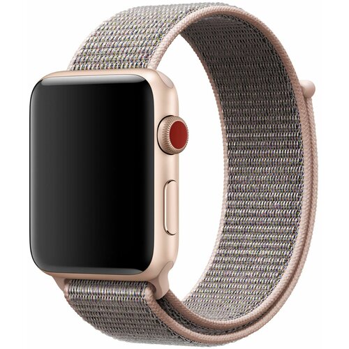 Ремешок Apple Sport Loop Sand Pink для Apple Watch 38-40-41mm MQW92ZM/A кожаный ремешок для apple watch 38 40 41 mm lyambda maia dsp 02 40 pink pink