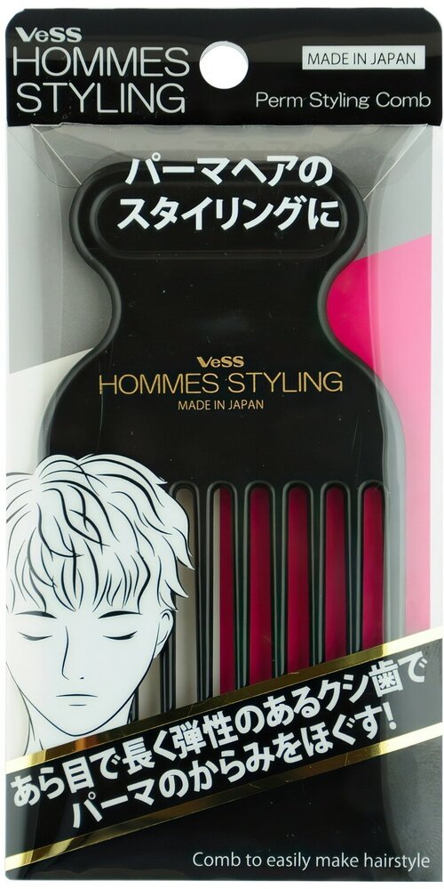 VESS Hommes Styling Perm Comb Гребень для спутанных и вьющихся волос (для мужчин), арт. 500831