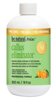 Be Natural Средство для удаления натоптышей Be Natural Callus Eliminator (апельсин), 532 мл