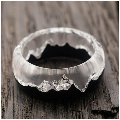 фото Кольцо "pure silver" green wood