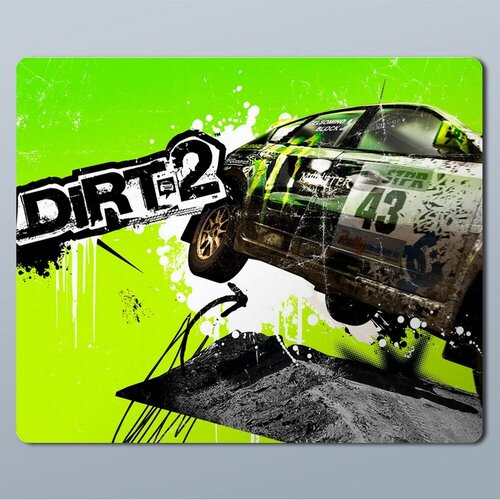 Коврик для мыши с принтом игра Colin McRae Dirt 2 - 11099 игра для pc colin mcrae dirt 2 подарочное издание dvd box