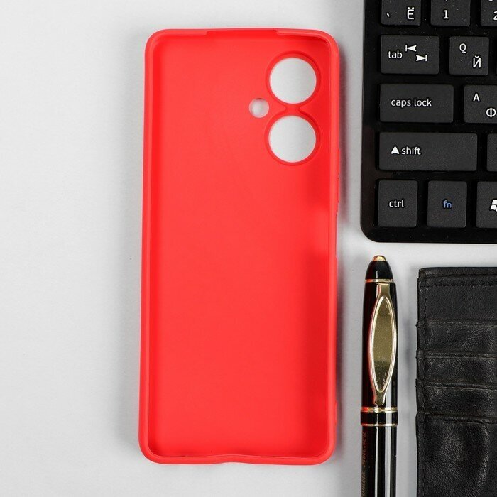 Чехол Red Line Ultimate, для телефона Tecno Camon 19, силиконовый, красный