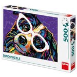 Пазл Dino Собака в очках (502352), 500 дет. - изображение