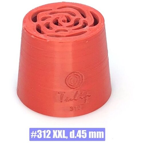 Насадка для зефира XXL Нежная Роза №312 PLA | d 45 mm