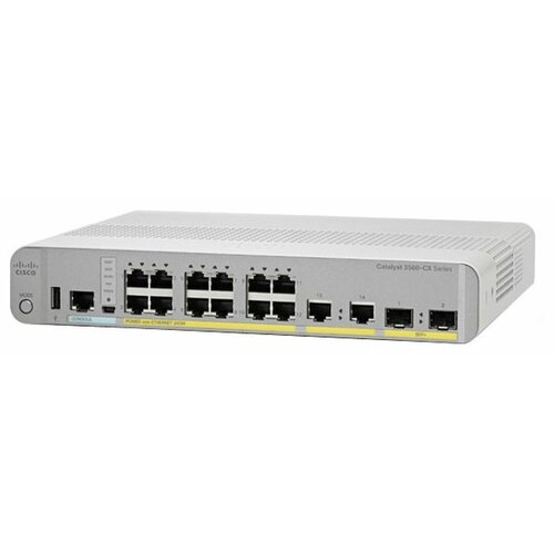 Коммутатор Cisco WS-C3560CX-12PC-S коммутатор cisco ws c3560cx 12pd s