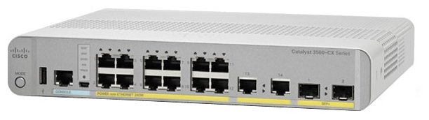 Cisco WS-C3560CX-12PC-S Catalyst 3560-CX 12 Port PoE IP Base