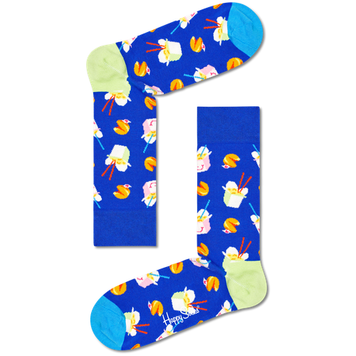 Носки Happy Socks, размер 41-46, мультиколор, синий