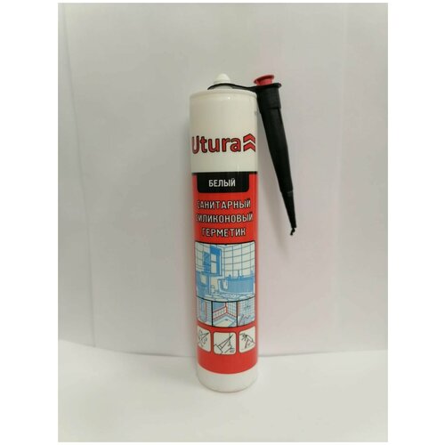 Герметик силиконовый UTURA универсальный белый 280ml