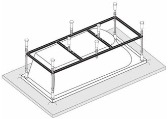 Каркас к прямоугольным ваннам VAGNERPLAST 180x70