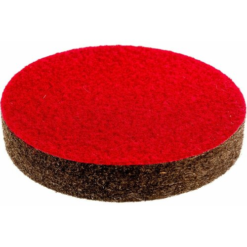 Круг войлочный для полировки на УШМ 125мм насадка на дрель полировочная их войлока с липучкой 44058 Автодело 564₽