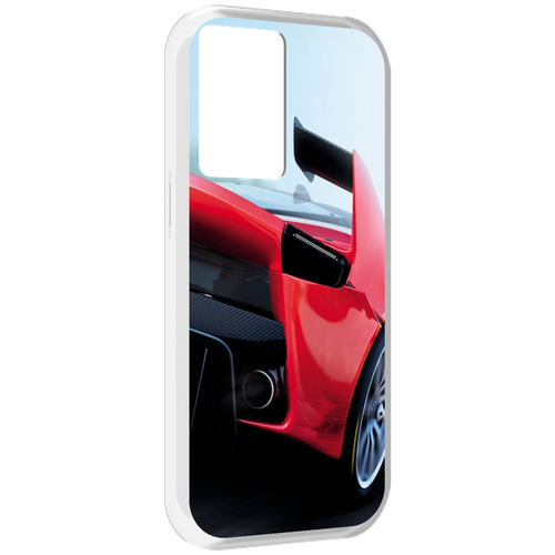 Чехол MyPads Крыло-машины мужской для OnePlus Nord N20 SE задняя-панель-накладка-бампер