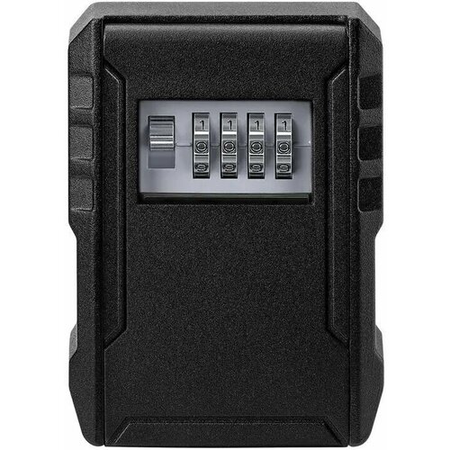 Ключница настенная MММ, 4-значный кодовый Замок / Сейф / Ящик / для хранения ключей - Черный