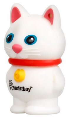 Флешка SmartBuy Wild Series Catty 16 ГБ, 1 шт, белый