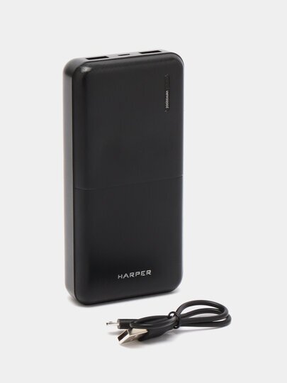 Аккумулятор внешний Harper 20000mAh, тип батареи Li-Pol, выход 2 USB: 5V/1A и 5V/2,1A, LED индикатор, защита от перегрузки, защита от к - фото №20