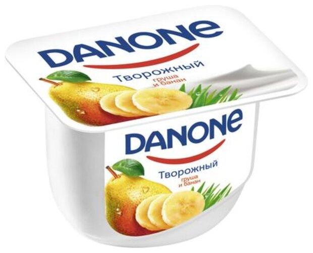 Творожный десерт Danone груша и банан 3.6%, 170 г