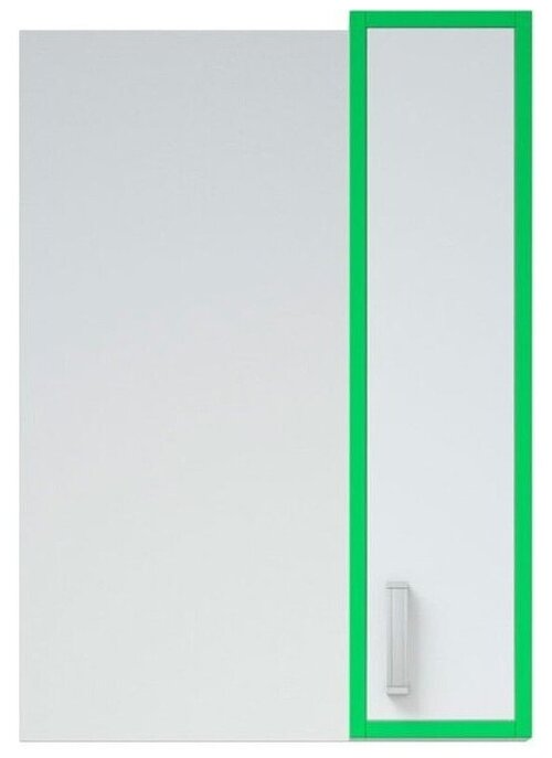 Зеркало со шкафом Corozo Спектр 50 SD-00000685 Белое Зеленое
