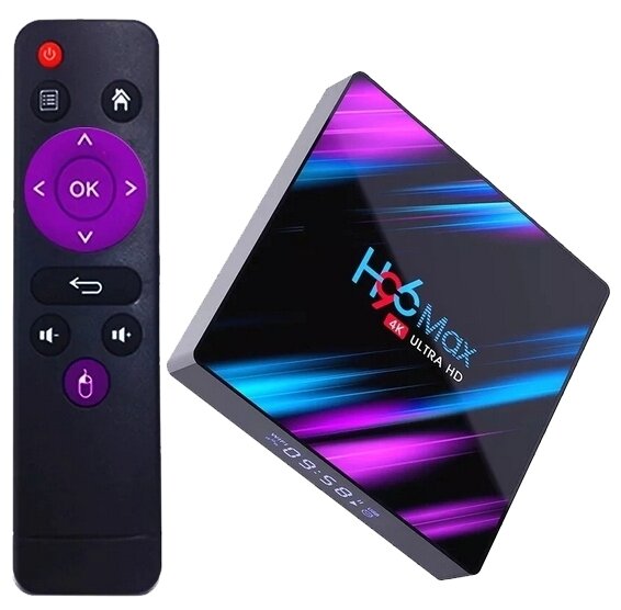 H96 MAX TV Box 4/32GB / 4K Media Player с процессором Cortex-A53 /Android Smart TV Box