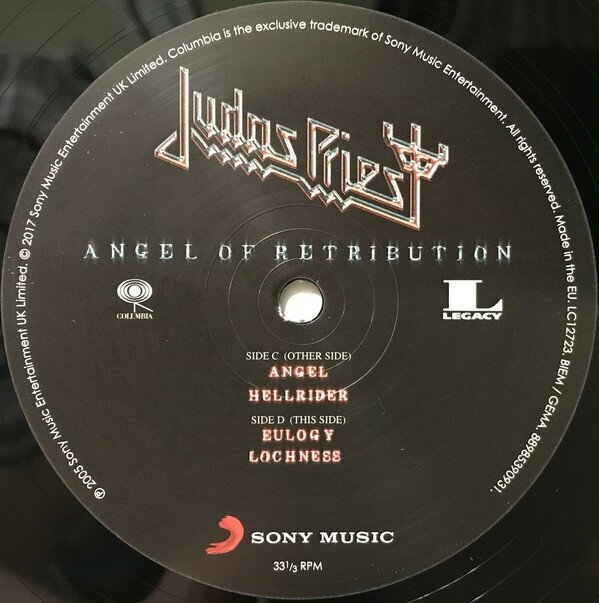 Judas Priest Judas Priest - Angel Of Retribution (2 Lp, 180 Gr) Sony Music - фото №3