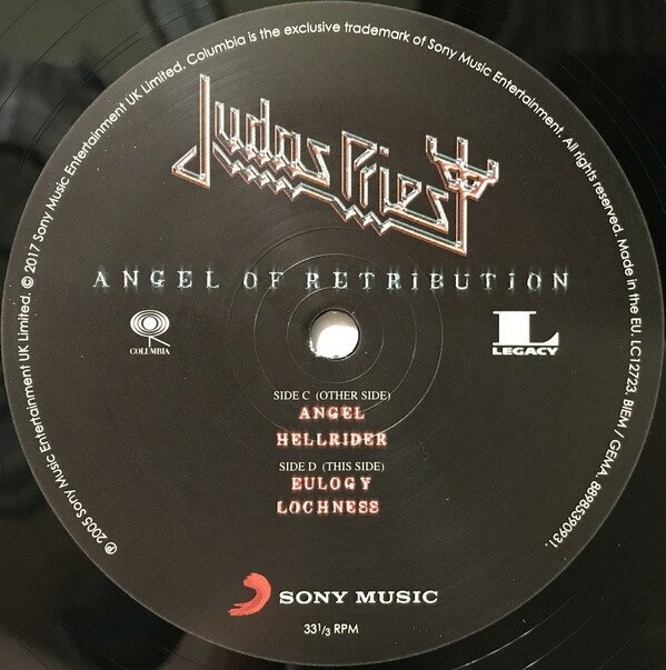 Виниловые пластинки, Columbia, JUDAS PRIEST - Angel Of Retribution (2LP) Sony Music - фото №3