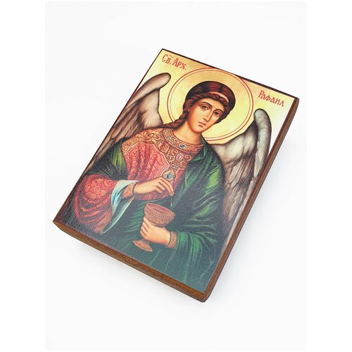 Икона Архангел Рафаил, размер иконы - 10x13 вирче д чудеса исцеления архангела рафаила