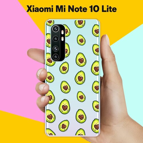 Силиконовый чехол на Xiaomi Mi Note 10 Lite Авокадо / для Сяоми Ми Ноут 10 Лайт силиконовый чехол на xiaomi mi note 10 lite гора для сяоми ми ноут 10 лайт