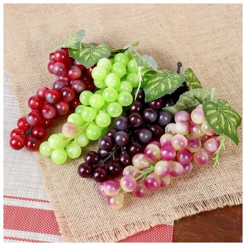 Муляж Виноград круглый 17 см микс 547₽