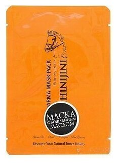 Chamos Acaci Тканевая антивозрастная маска для лица с лошадиным маслом Hinijini, 23мл