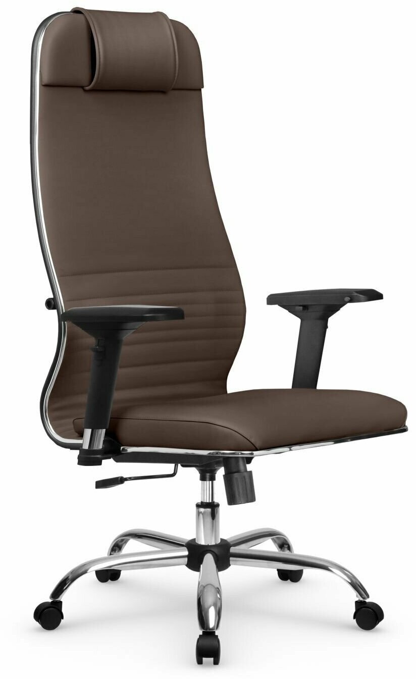 Компьютерное офисное кресло Metta L 1m 38К2/4D MPES, Топган (основание 17833), Светло-коричневое