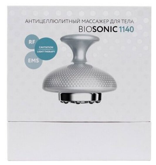 Прибор для ухода за кожей и массажа RF + Cavitation + EMS Bio Sonic 1140 - фотография № 14