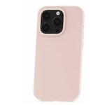 Чехол для iPhone 14 Pro Derbi Soft touch розовый песок, противоударный силиконовый бампер, пластиковая накладка софт тач, защитный кейс на Айфон - изображение