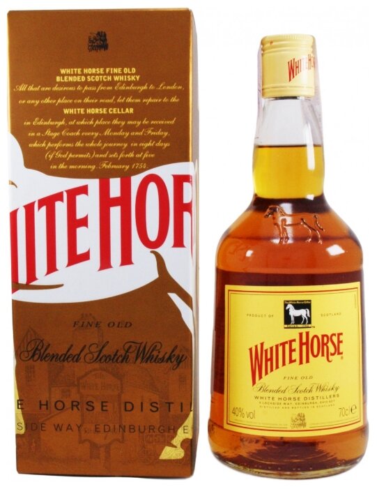 Виски White Horse, 0.7 л, подарочная упаковка