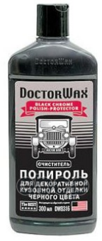фото Полироль Декоративной Кузовной Отделки, Черный 0,3Л Doctor Wax Dw8316 Doctor Wax арт. DW8316